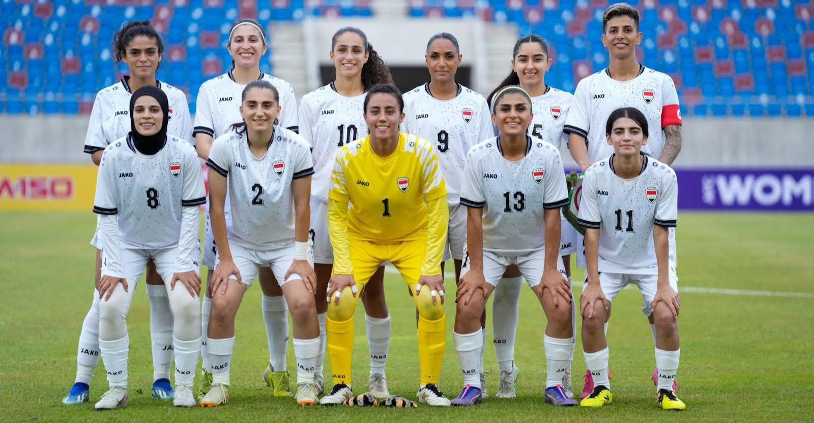 منتخب العراق النسوي يتقدم سبعة مراكز في تصنيف الاتحاد الدولي لكرة القدم
